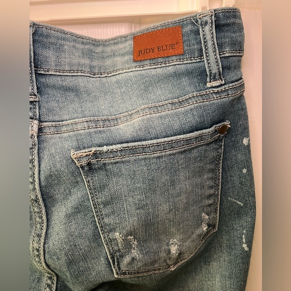 Judy Blue Distressed Relaxed Fit Women Jeans Size 9/29 - Picture 6 of 9
